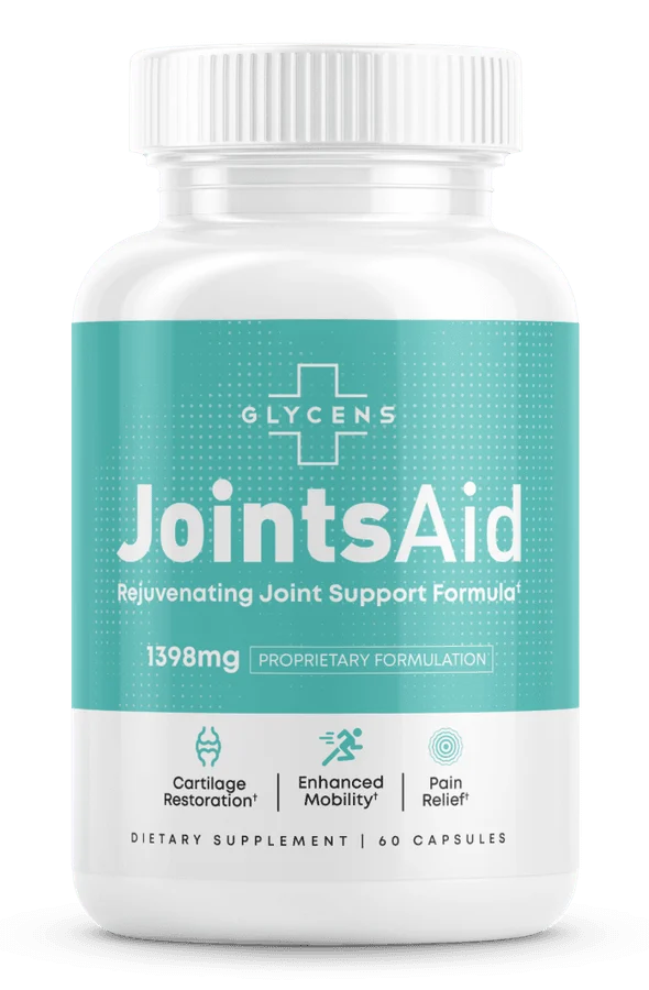 JointsAid Rejuvenating Joint Support Formula 1398mg 60 Capsules by Glycens